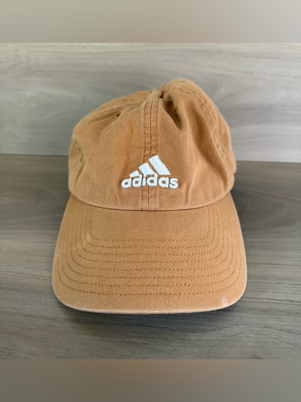 Adidas Adjustable Kids Cap Hat Light Brown / Caramel